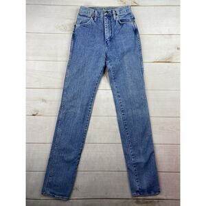 Vintage Wrangler Jeans Womens 3 5 Cowboy Cut Western Bareback Riding 90s Denim